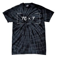 Christian Bible Verse Forgiveness Forgive Matthew 1822 Tie-Dye T-Shirt