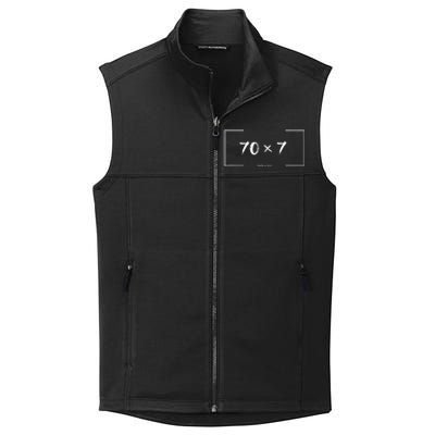 Christian Bible Verse Forgiveness Forgive Matthew 1822 Collective Smooth Fleece Vest