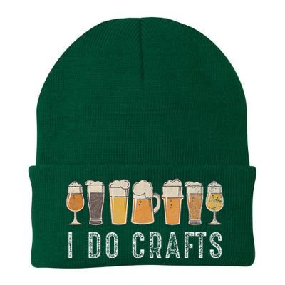 Craft Beer Vintage I Do Crafts Home Brew Art Knit Cap Winter Beanie