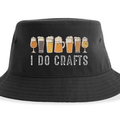 Craft Beer Vintage I Do Crafts Home Brew Art Sustainable Bucket Hat