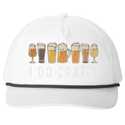 Craft Beer Vintage I Do Crafts Home Brew Art Snapback Five-Panel Rope Hat