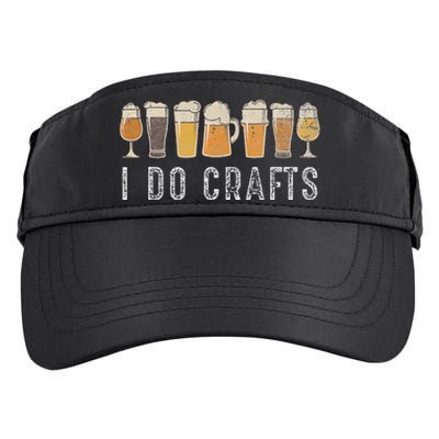 Craft Beer Vintage I Do Crafts Home Brew Art Adult Drive Performance Visor