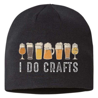 Craft Beer Vintage I Do Crafts Home Brew Art Sustainable Beanie