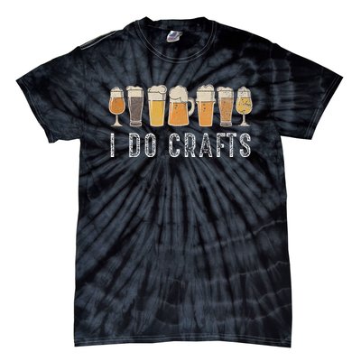 Craft Beer Vintage I Do Crafts Home Brew Art Tie-Dye T-Shirt