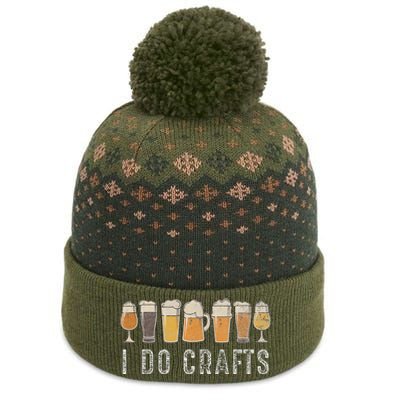 Craft Beer Vintage I Do Crafts Home Brew Art The Baniff Cuffed Pom Beanie