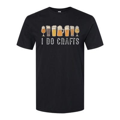 Craft Beer Vintage I Do Crafts Home Brew Art Softstyle CVC T-Shirt