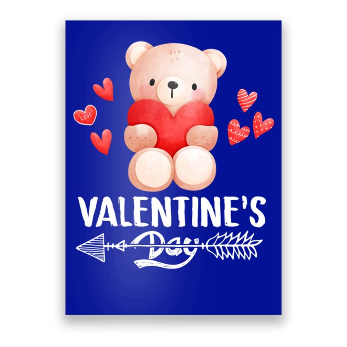 Cute Bear Valentine's Day Funny Gift Poster