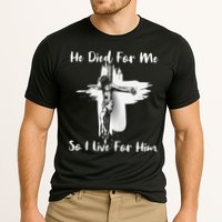 Christian Bible Verse Jesus Died For Me Cooling Performance Crew T-Shirt