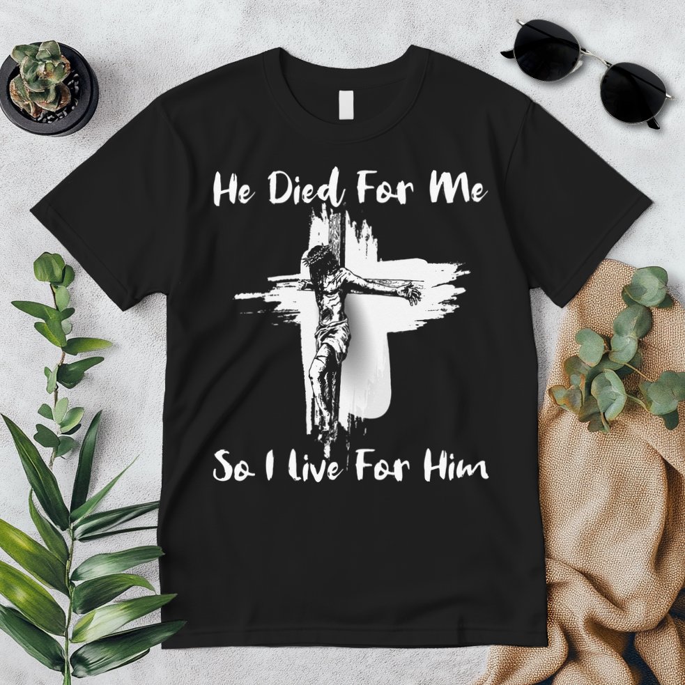 Christian Bible Verse Jesus Died For Me Premium T-Shirt