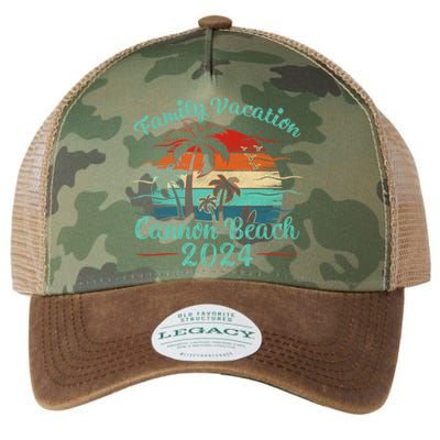 Cannon Beach Vacation 2024 Family Matching Group Gift Legacy Tie Dye Trucker Hat