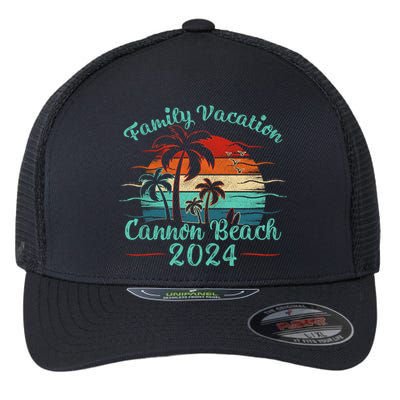 Cannon Beach Vacation 2024 Family Matching Group Gift Flexfit Unipanel Trucker Cap