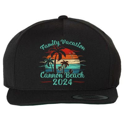 Cannon Beach Vacation 2024 Family Matching Group Gift Wool Snapback Cap