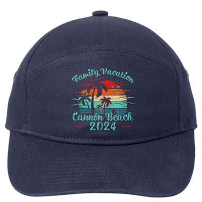 Cannon Beach Vacation 2024 Family Matching Group Gift 7-Panel Snapback Hat