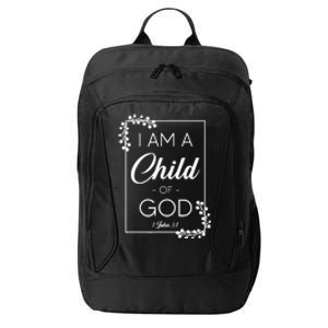 Christian Bible Verse I Am A Child Of God 1 John 3:1 City Backpack