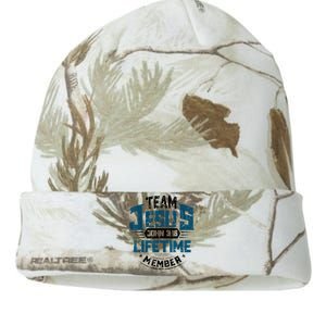 Christian Bible Verse Team Jesus Lifetime Member Scripture Kati Licensed 12" Camo Beanie