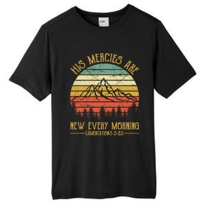 Christian Bible Verse His Mercies Are New Every Morning  Tall Fusion ChromaSoft Performance T-Shirt