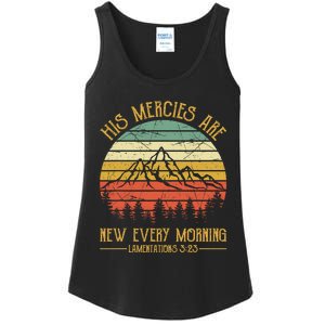 Christian Bible Verse His Mercies Are New Every Morning  Ladies Essential Tank