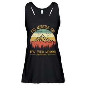 Christian Bible Verse His Mercies Are New Every Morning  Ladies Essential Flowy Tank