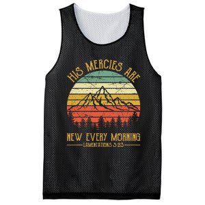 Christian Bible Verse His Mercies Are New Every Morning  Mesh Reversible Basketball Jersey Tank