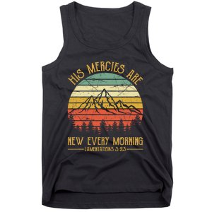 Christian Bible Verse His Mercies Are New Every Morning  Tank Top