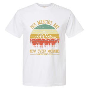 Christian Bible Verse His Mercies Are New Every Morning  Garment-Dyed Heavyweight T-Shirt