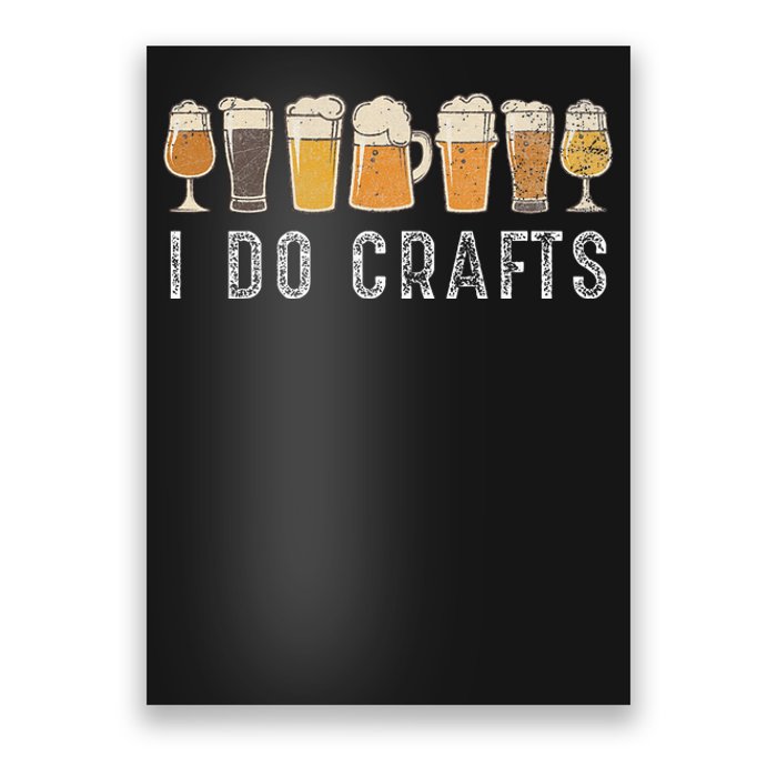 Craft Beer Vintage for Home Brew and Art Lovers Poster