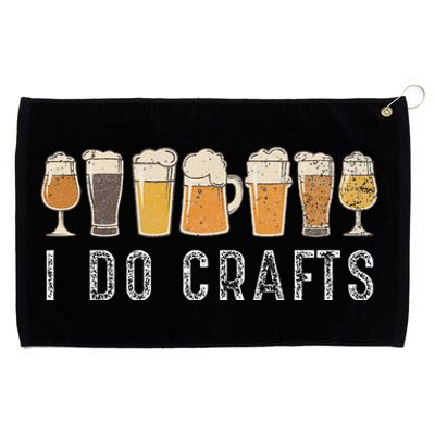 Craft Beer Vintage for Home Brew and Art Lovers Grommeted Golf Towel