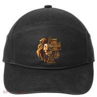 Christian Bible Verse Joshua 19 Lion 7-Panel Snapback Hat
