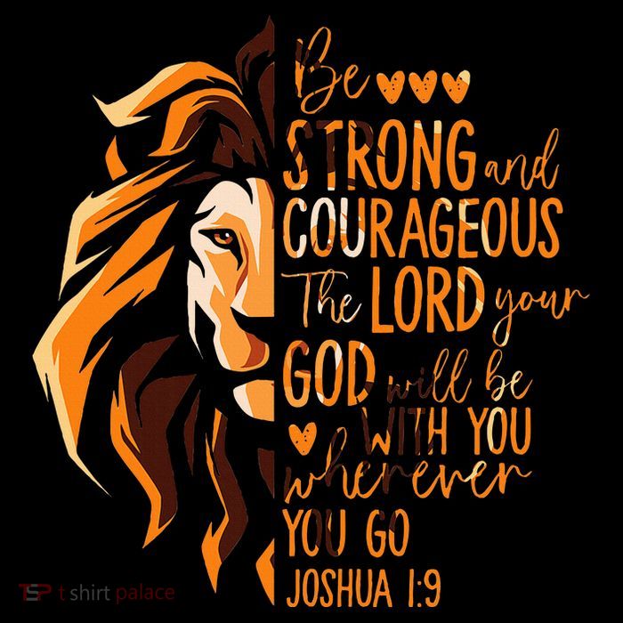 Christian Bible Verse Joshua 19 Lion Flatbill Hat