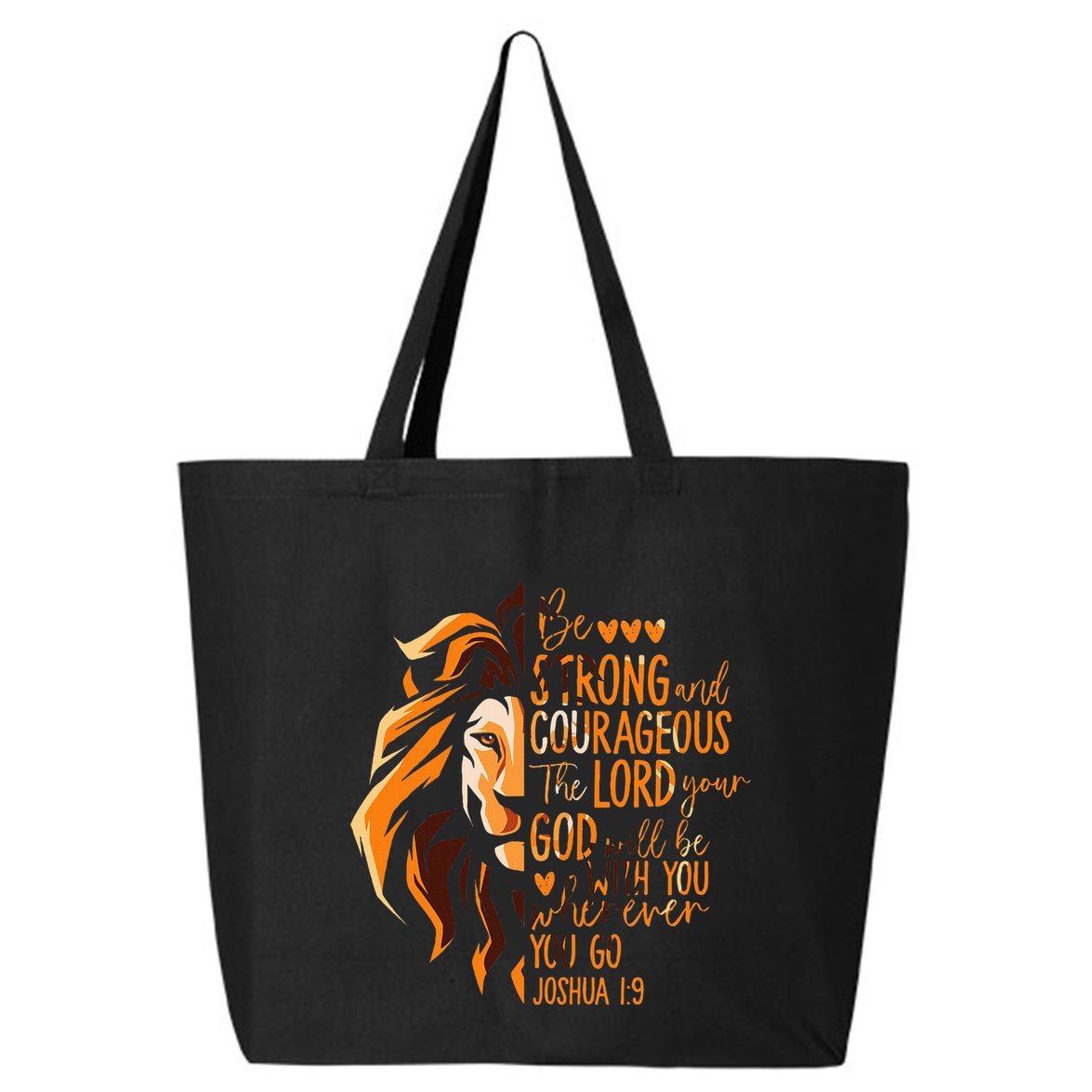 Christian Bible Verse Joshua 19 Lion 25L Jumbo Tote