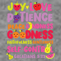 Christian Bible Verse Fruit Of The Spirit Galatians Toddler Hoodie