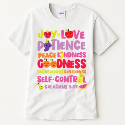 Christian Bible Verse Fruit Of The Spirit Galatians Tall T-Shirt