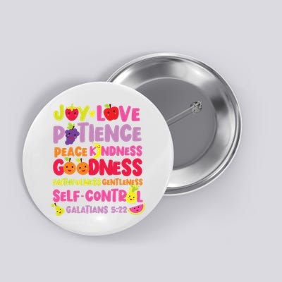Christian Bible Verse Fruit Of The Spirit Galatians Button