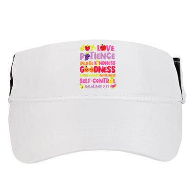 Christian Bible Verse Fruit Of The Spirit Galatians Adult Drive Performance Visor