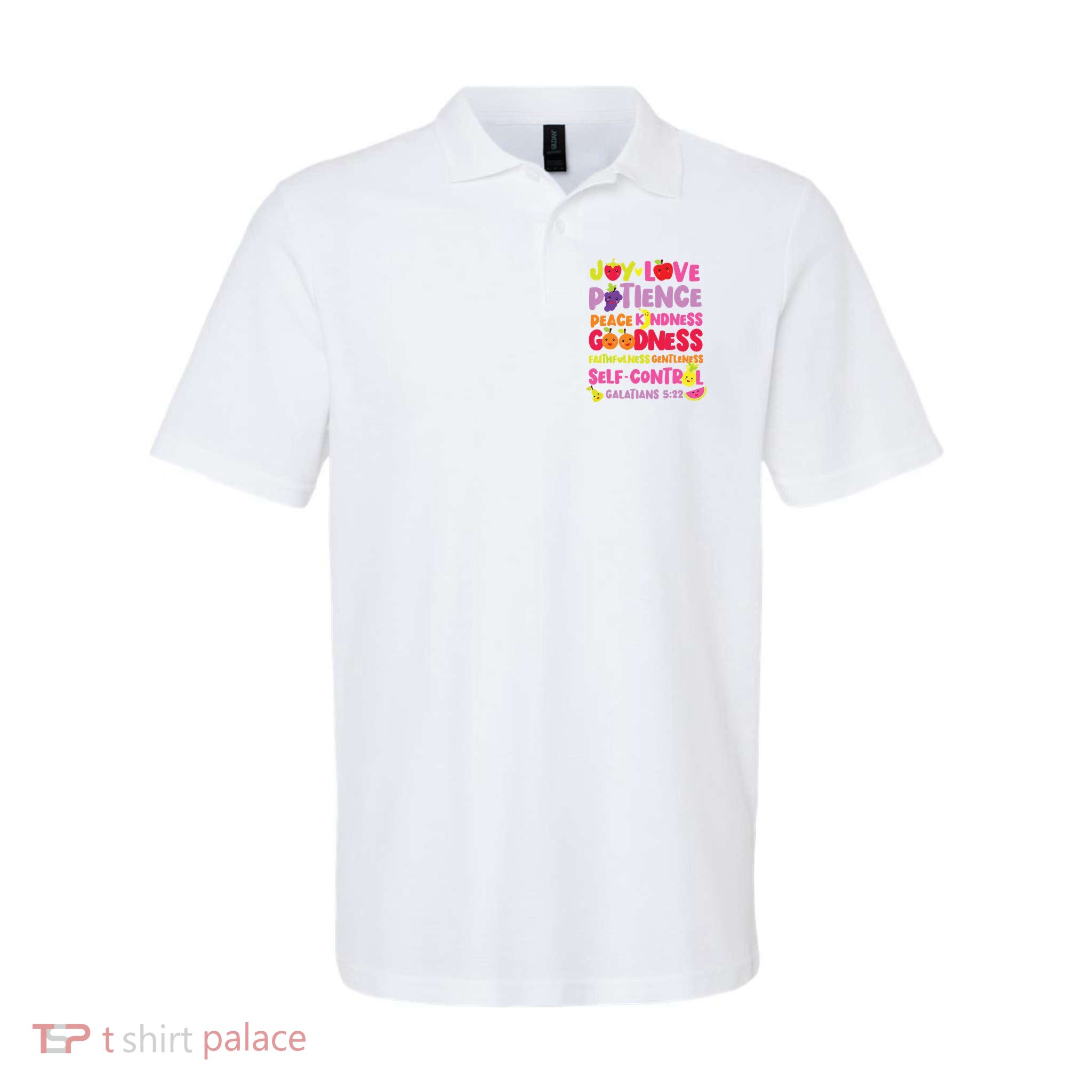 Christian Bible Verse Fruit Of The Spirit Galatians Polo