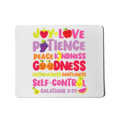 Christian Bible Verse Fruit Of The Spirit Galatians Mousepad