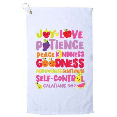 Christian Bible Verse Fruit Of The Spirit Galatians Platinum Collection Golf Towel