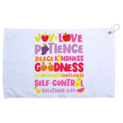 Christian Bible Verse Fruit Of The Spirit Galatians Grommeted Golf Towel