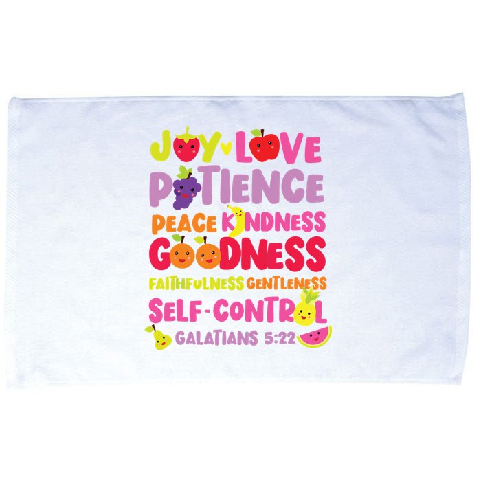 Christian Bible Verse Fruit Of The Spirit Galatians Microfiber Hand Towel