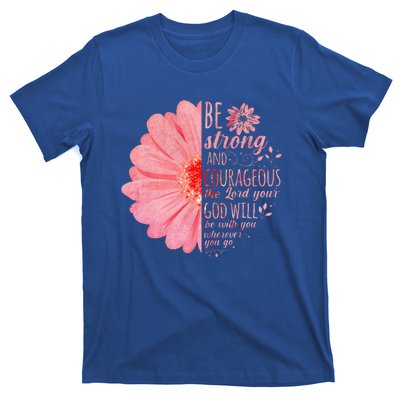 Christian Bible Verse Joshua 19 Flower T-Shirt