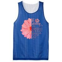 Christian Bible Verse Joshua 19 Flower Mesh Reversible Basketball Jersey Tank