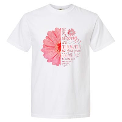 Christian Bible Verse Joshua 19 Flower Garment-Dyed Heavyweight T-Shirt