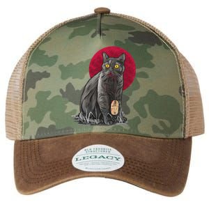 Cat Bloody Vampire Mouse Halloween Spooky Horror Outfit Legacy Tie Dye Trucker Hat