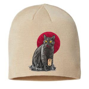 Cat Bloody Vampire Mouse Halloween Spooky Horror Outfit Sustainable Beanie