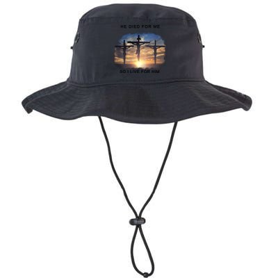 Christian Bible Verse Jesus Died For Me Bucket Hat