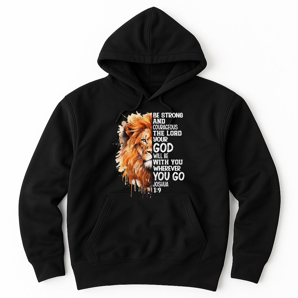 Christian Bible Verse Lion Of Judah Jesus God Hoodie