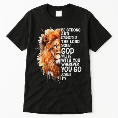 Christian Bible Verse Lion Of Judah Jesus God Tall T-Shirt