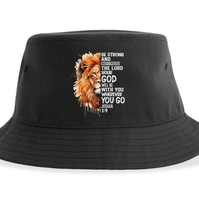 Christian Bible Verse Lion Of Judah Jesus God Sustainable Bucket Hat