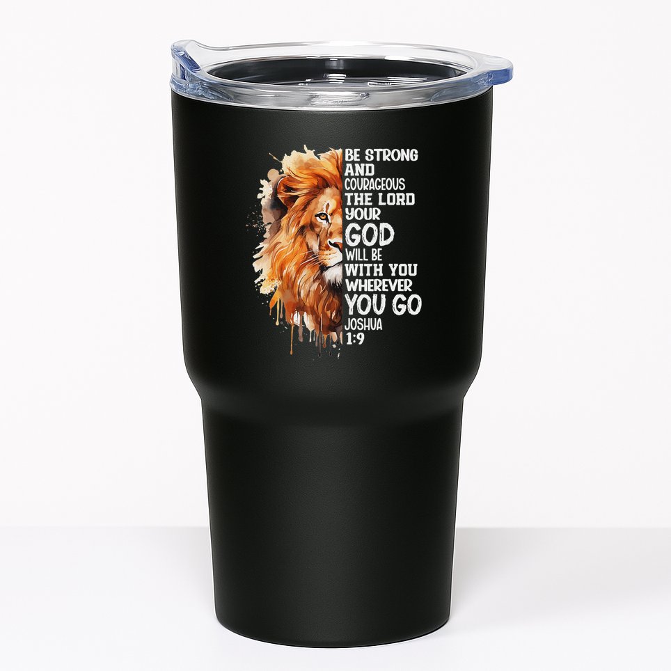 Christian Bible Verse Lion Of Judah Jesus God Tumbler