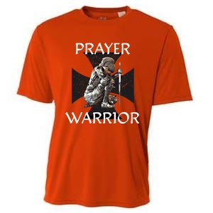 Christian Bible Verse Religious Funny Gift Prayer Warrior Cool Gift Cooling Performance Crew T-Shirt